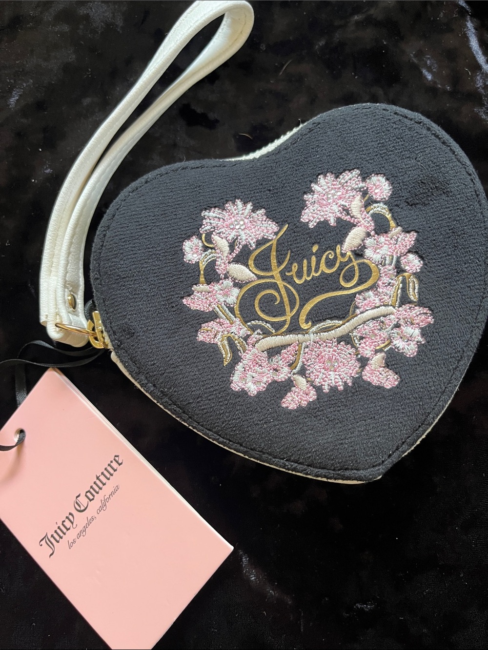 Juicy Couture Juicy In Bloom Heart Za Coin Purse